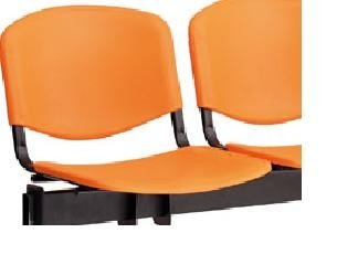 Lavice plastová - oranžová 2M